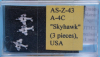 McDonnell-Douglas A-4 C Skyhawk (3 St.) USA 1964 Argos AS-Z 43
